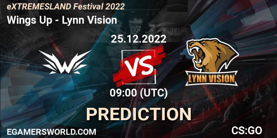Wings Up - Lynn Vision: прогноз. 25.12.2022 at 06:10, Counter-Strike (CS2), eXTREMESLAND Festival 2022
