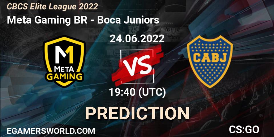 Meta Gaming BR - Boca Juniors: прогноз. 24.06.2022 at 20:00, Counter-Strike (CS2), CBCS Elite League 2022