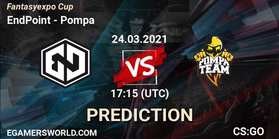 EndPoint - Pompa: прогноз. 24.03.2021 at 17:25, Counter-Strike (CS2), Fantasyexpo Cup Spring 2021