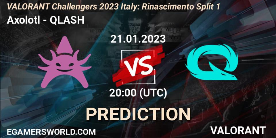 Axolotl - QLASH: прогноз. 21.01.23, VALORANT, VALORANT Challengers 2023 Italy: Rinascimento Split 1