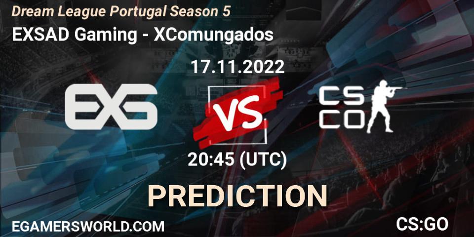 EXSAD Gaming - XComungados: прогноз. 17.11.2022 at 20:45, Counter-Strike (CS2), Dream League Portugal Season 5