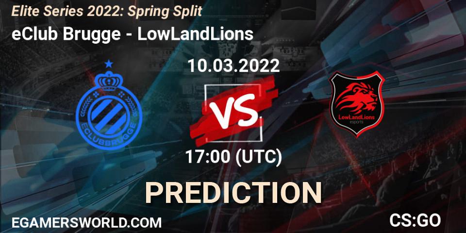 eClub Brugge - LowLandLions: прогноз. 10.03.2022 at 17:00, Counter-Strike (CS2), Elite Series 2022: Spring Split