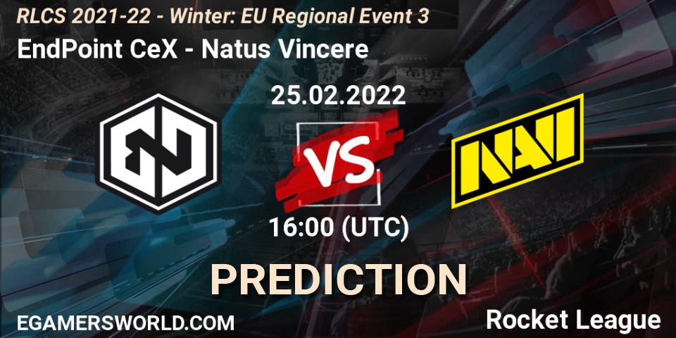 EndPoint CeX - Natus Vincere: прогноз. 25.02.2022 at 16:00, Rocket League, RLCS 2021-22 - Winter: EU Regional Event 3
