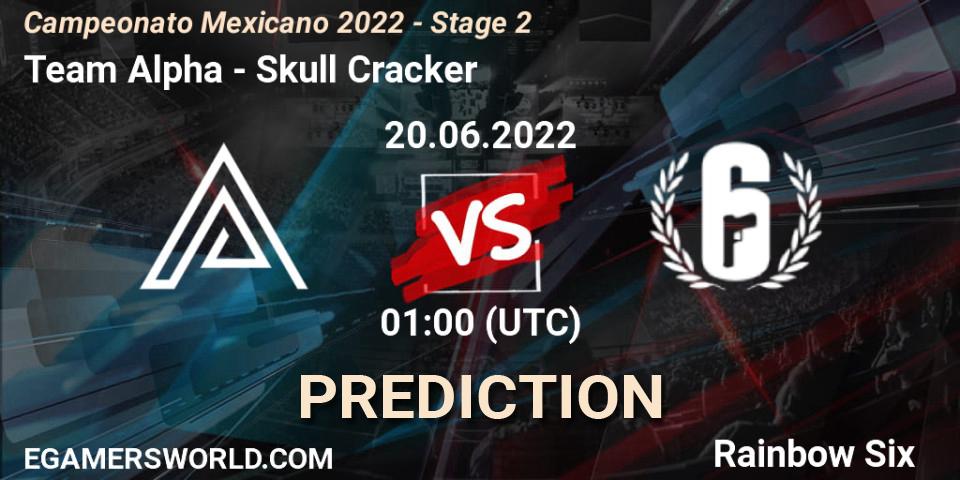 Team Alpha - Skull Cracker: прогноз. 20.06.2022 at 02:00, Rainbow Six, Campeonato Mexicano 2022 - Stage 2