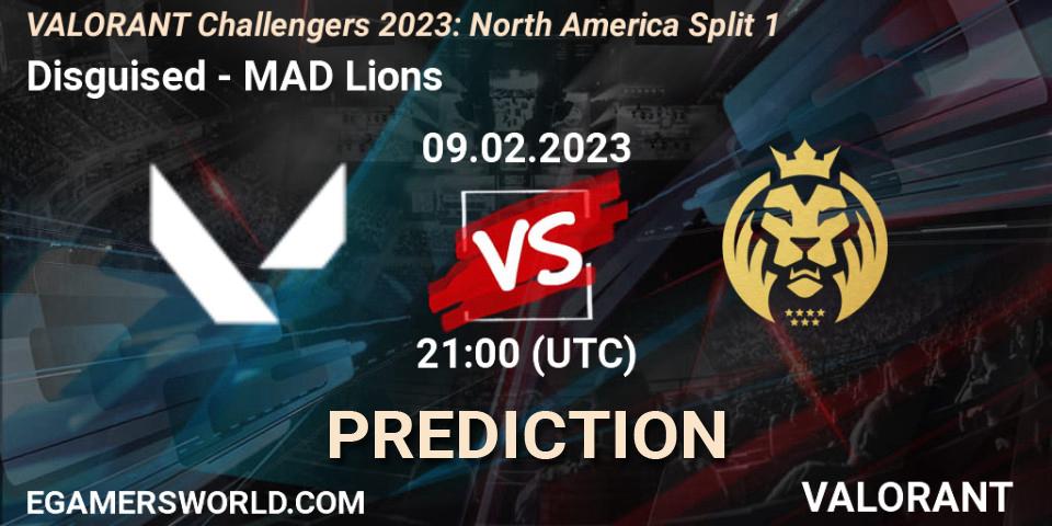 Disguised - MAD Lions: прогноз. 09.02.23, VALORANT, VALORANT Challengers 2023: North America Split 1
