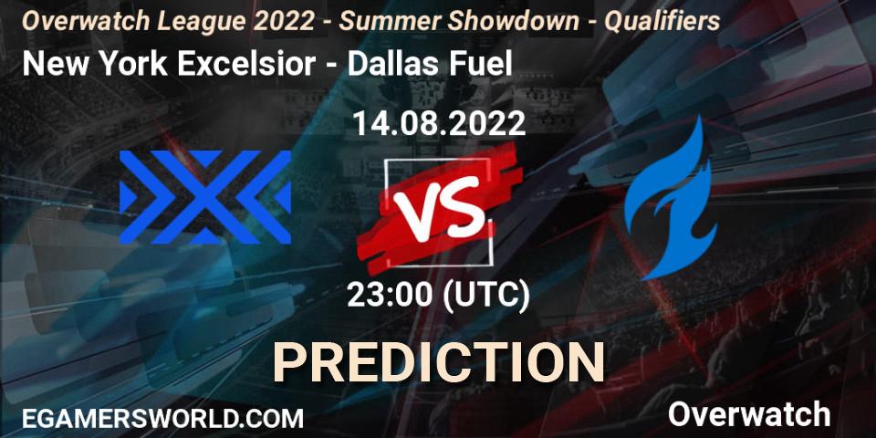 New York Excelsior - Dallas Fuel: прогноз. 14.08.22, Overwatch, Overwatch League 2022 - Summer Showdown - Qualifiers