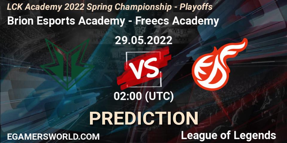 Brion Esports Academy - Freecs Academy: прогноз. 29.05.2022 at 02:00, LoL, LCK Academy 2022 Spring Championship - Playoffs
