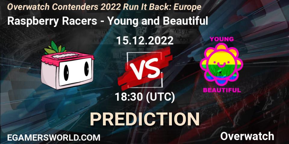 Raspberry Racers - Young and Beautiful: прогноз. 15.12.2022 at 18:30, Overwatch, Overwatch Contenders 2022 Run It Back: Europe