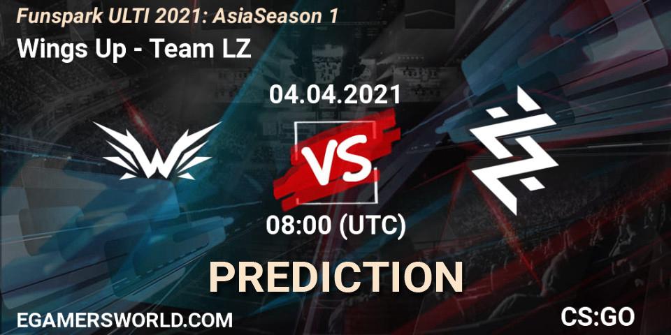 Wings Up - Team LZ: прогноз. 04.04.2021 at 07:45, Counter-Strike (CS2), Funspark ULTI 2021: Asia Season 1