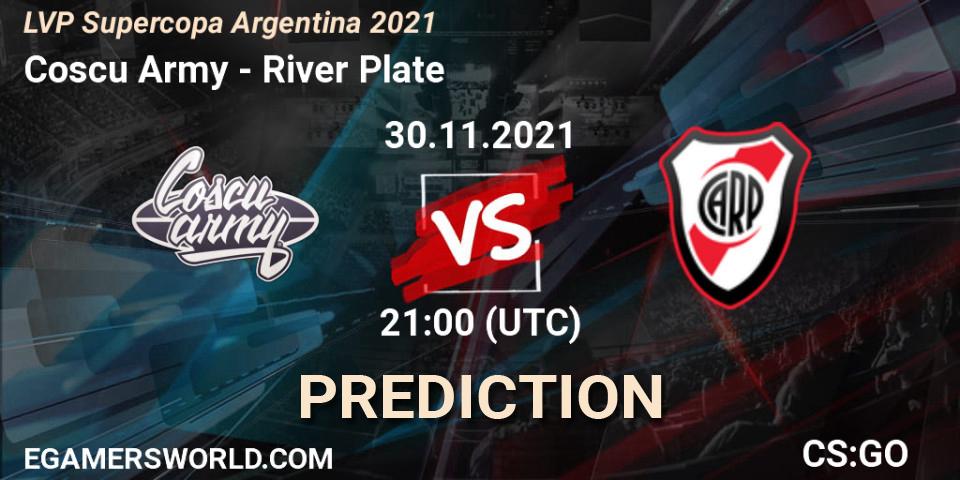 Coscu Army - River Plate: прогноз. 30.11.2021 at 21:00, Counter-Strike (CS2), LVP Supercopa Argentina 2021