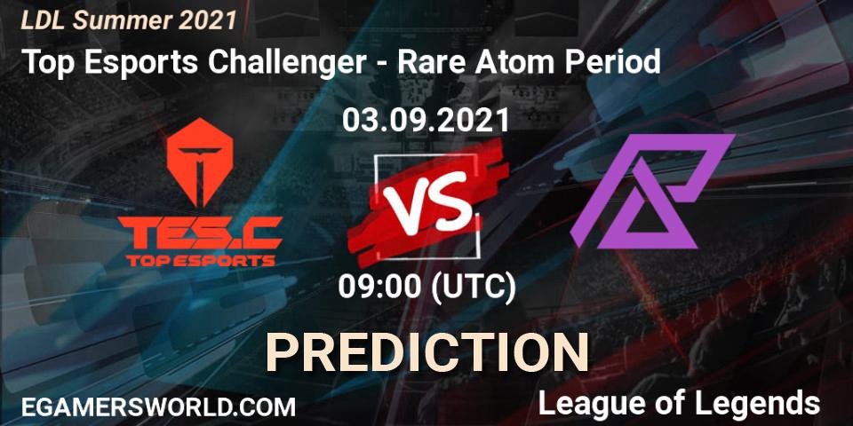 Top Esports Challenger - Rare Atom Period: прогноз. 06.09.2021 at 11:00, LoL, LDL Summer 2021
