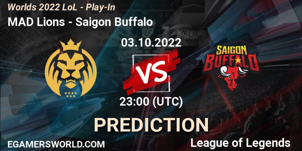 MAD Lions - Saigon Buffalo: прогноз. 03.10.2022 at 18:00, LoL, Worlds 2022 LoL - Play-In