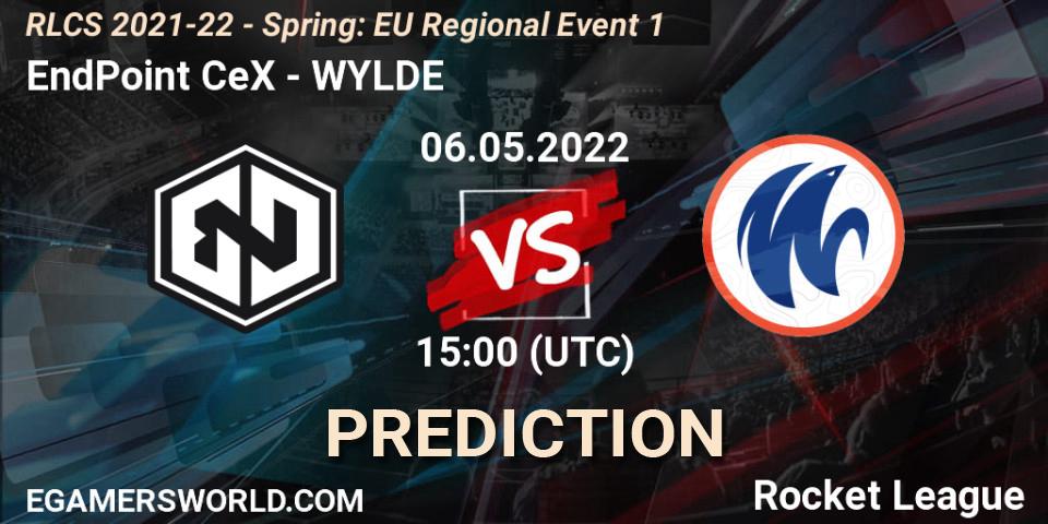 EndPoint CeX - WYLDE: прогноз. 06.05.2022 at 15:00, Rocket League, RLCS 2021-22 - Spring: EU Regional Event 1