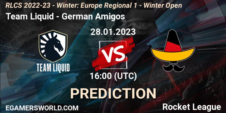 Team Liquid - German Amigos: прогноз. 28.01.23, Rocket League, RLCS 2022-23 - Winter: Europe Regional 1 - Winter Open