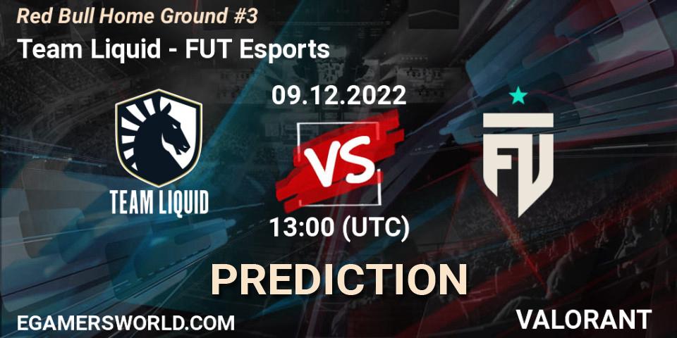 Team Liquid - FUT Esports: прогноз. 09.12.2022 at 14:50, VALORANT, Red Bull Home Ground #3