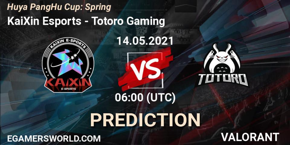 KaiXin Esports - Totoro Gaming: прогноз. 14.05.2021 at 06:00, VALORANT, Huya PangHu Cup: Spring