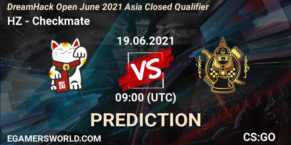 HZ - Checkmate: прогноз. 19.06.21, CS2 (CS:GO), DreamHack Open June 2021 Asia Closed Qualifier