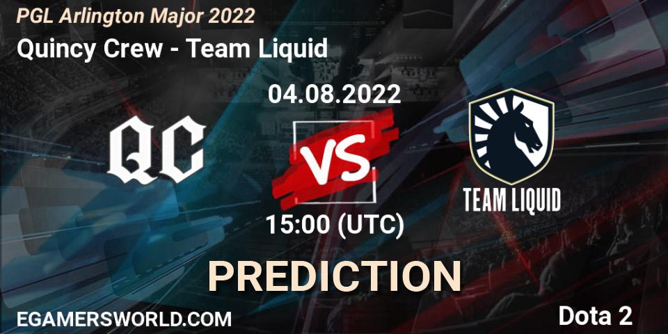 Soniqs - Team Liquid: прогноз. 04.08.2022 at 15:07, Dota 2, PGL Arlington Major 2022 - Group Stage