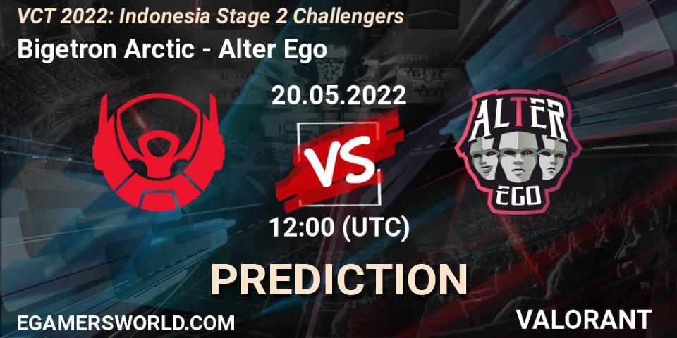 Bigetron Arctic - Alter Ego: прогноз. 20.05.2022 at 14:10, VALORANT, VCT 2022: Indonesia Stage 2 Challengers