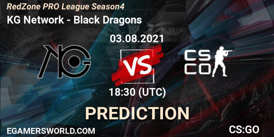 KG Network - Black Dragons: прогноз. 03.08.2021 at 21:30, Counter-Strike (CS2), RedZone PRO League Season 4