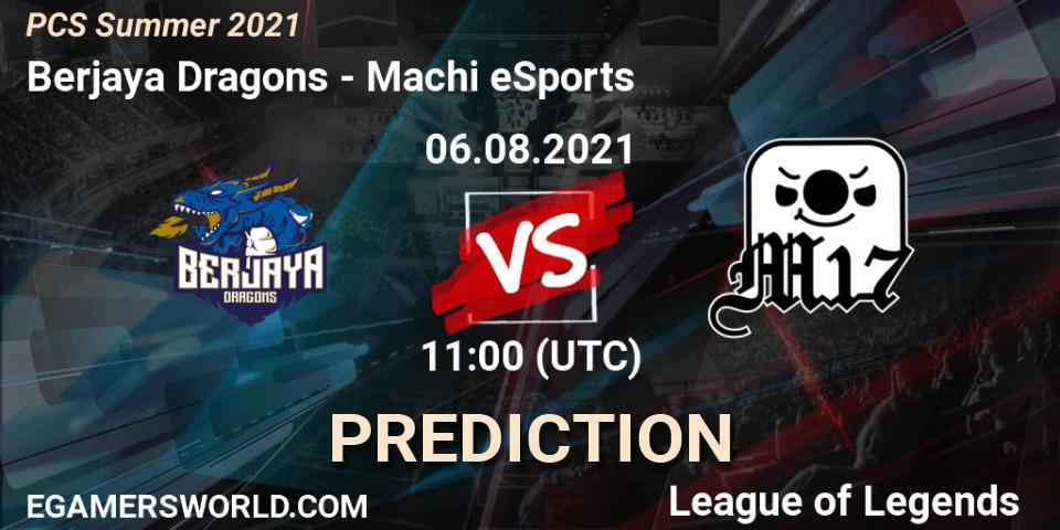 Berjaya Dragons - Machi eSports: прогноз. 06.08.21, LoL, PCS Summer 2021