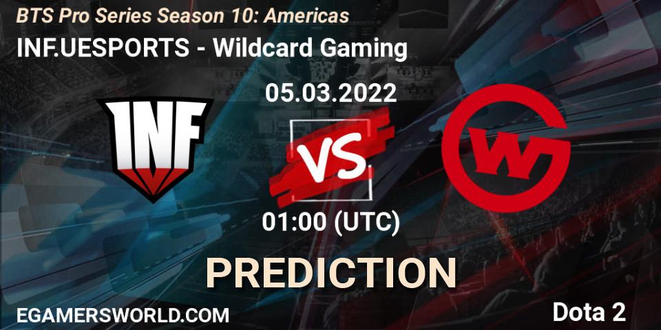 INF.UESPORTS - Wildcard Gaming: прогноз. 05.03.22, Dota 2, BTS Pro Series Season 10: Americas
