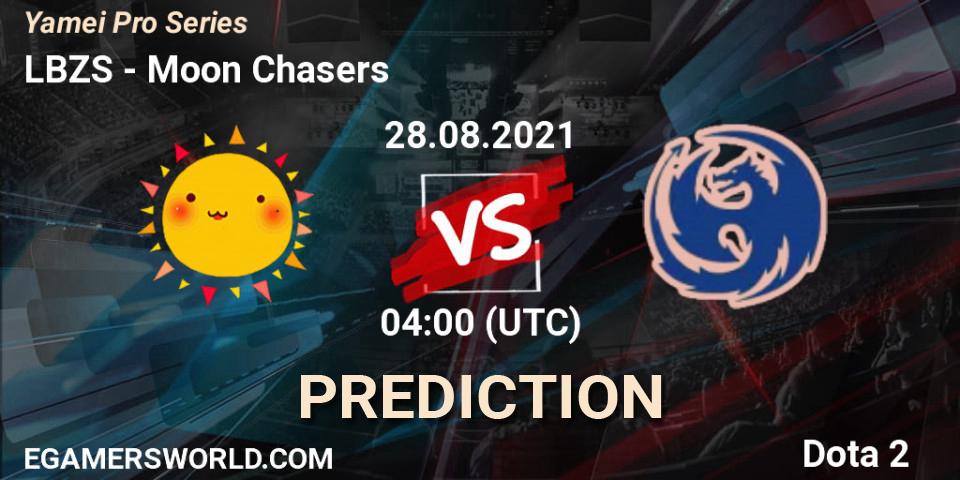 LBZS - Moon Chasers: прогноз. 28.08.2021 at 03:15, Dota 2, Yamei Pro Series
