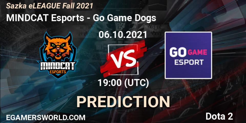 MINDCAT Esports - Go Game Dogs: прогноз. 06.10.2021 at 19:30, Dota 2, Sazka eLEAGUE Fall 2021