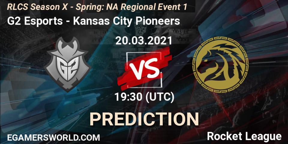 G2 Esports - Kansas City Pioneers: прогноз. 20.03.2021 at 19:05, Rocket League, RLCS Season X - Spring: NA Regional Event 1