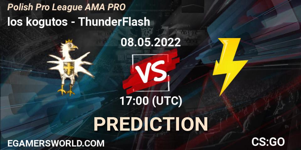 los kogutos - ThunderFlash: прогноз. 08.05.2022 at 17:00, Counter-Strike (CS2), Polish Pro League AMA PRO