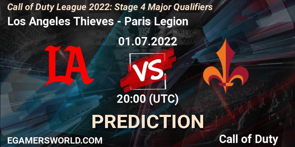 Los Angeles Thieves - Paris Legion: прогноз. 03.07.2022 at 20:30, Call of Duty, Call of Duty League 2022: Stage 4