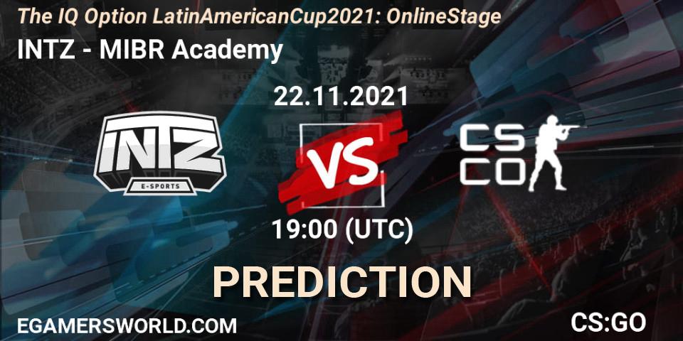 INTZ - MIBR Academy: прогноз. 22.11.21, CS2 (CS:GO), The IQ Option Latin American Cup 2021: Online Stage