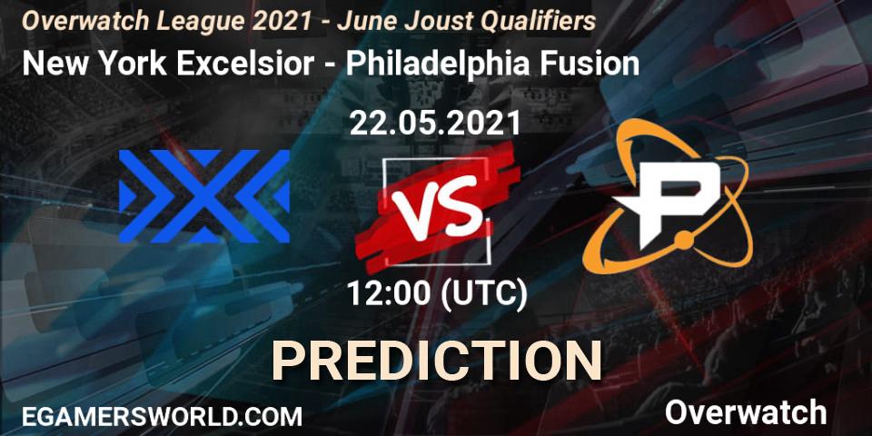 New York Excelsior - Philadelphia Fusion: прогноз. 22.05.21, Overwatch, Overwatch League 2021 - June Joust Qualifiers
