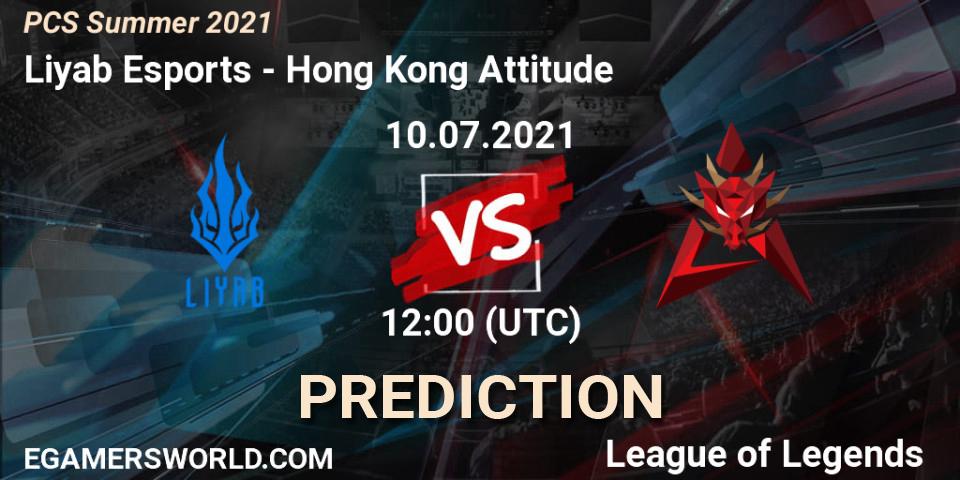 Liyab Esports - Hong Kong Attitude: прогноз. 10.07.2021 at 12:00, LoL, PCS Summer 2021