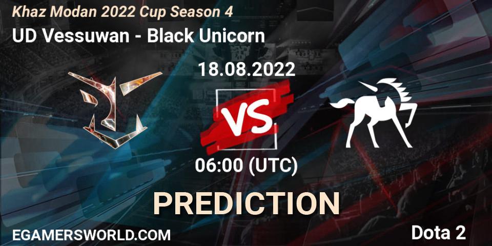 UD Vessuwan - Black Unicorn: прогноз. 19.08.2022 at 07:26, Dota 2, Khaz Modan 2022 Cup Season 4