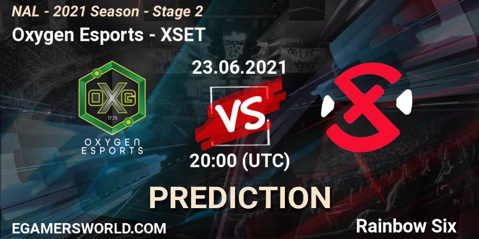 Oxygen Esports - XSET: прогноз. 23.06.2021 at 20:00, Rainbow Six, NAL - 2021 Season - Stage 2