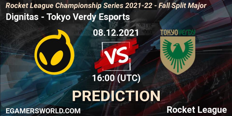 Dignitas - Tokyo Verdy Esports: прогноз. 08.12.2021 at 16:00, Rocket League, RLCS 2021-22 - Fall Split Major