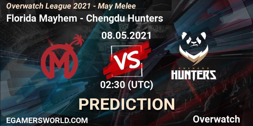 Florida Mayhem - Chengdu Hunters: прогноз. 08.05.2021 at 03:40, Overwatch, Overwatch League 2021 - May Melee