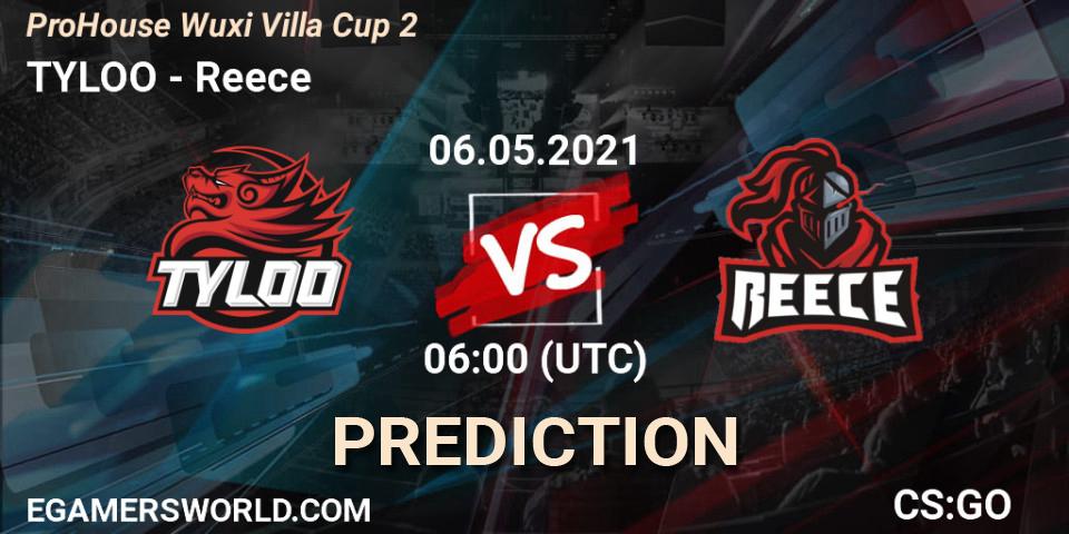 TYLOO - Reece: прогноз. 06.05.2021 at 06:30, Counter-Strike (CS2), ProHouse Wuxi Villa Cup Season 2