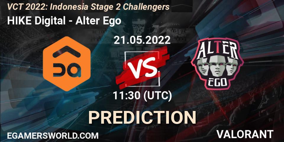 HIKE Digital - Alter Ego: прогноз. 21.05.2022 at 12:45, VALORANT, VCT 2022: Indonesia Stage 2 Challengers