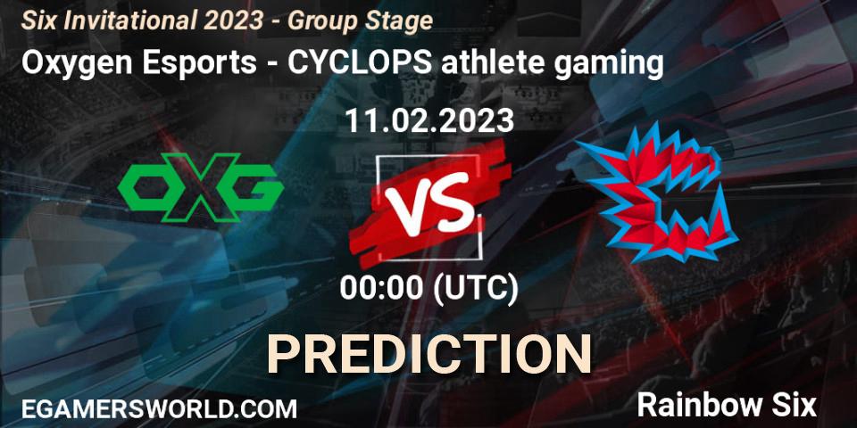 Oxygen Esports - CYCLOPS athlete gaming: прогноз. 11.02.23, Rainbow Six, Six Invitational 2023 - Group Stage