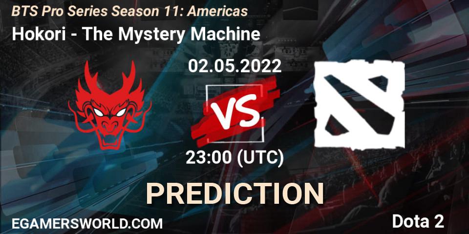 Hokori - The Mystery Machine: прогноз. 02.05.2022 at 21:00, Dota 2, BTS Pro Series Season 11: Americas