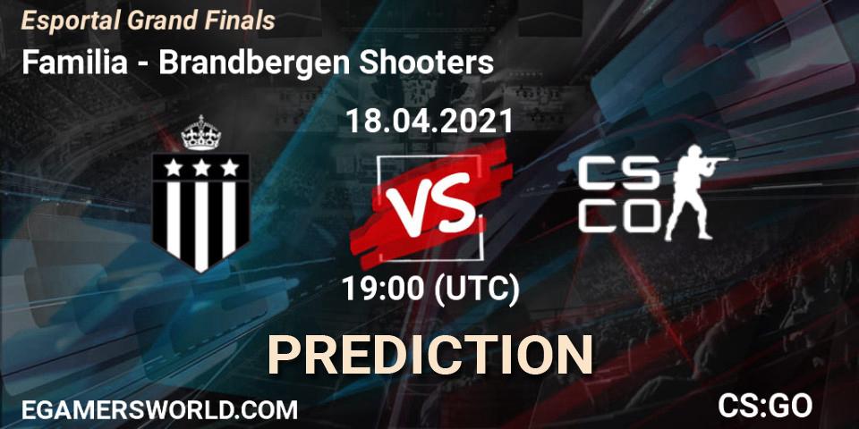 Familia - Brandbergen Shooters: прогноз. 18.04.21, CS2 (CS:GO), Esportal Grand Finals