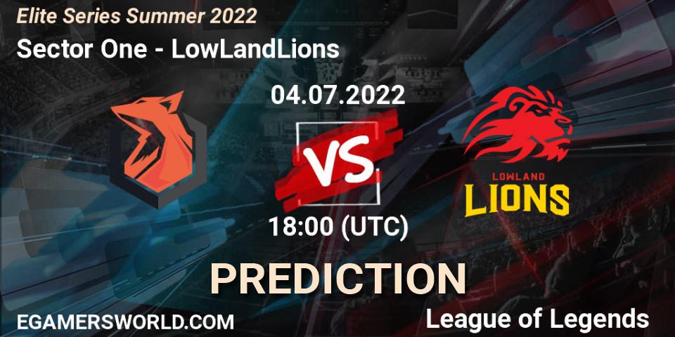 Sector One - LowLandLions: прогноз. 04.07.22, LoL, Elite Series Summer 2022