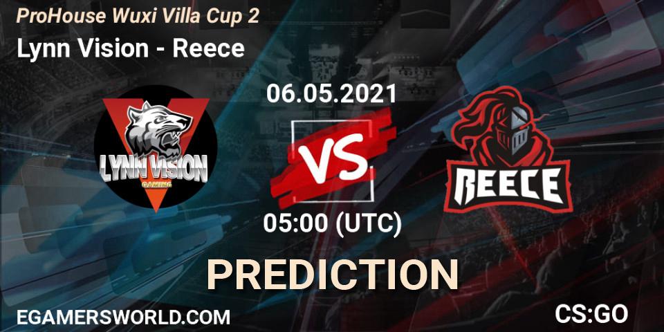 Lynn Vision - Reece: прогноз. 06.05.2021 at 05:00, Counter-Strike (CS2), ProHouse Wuxi Villa Cup Season 2
