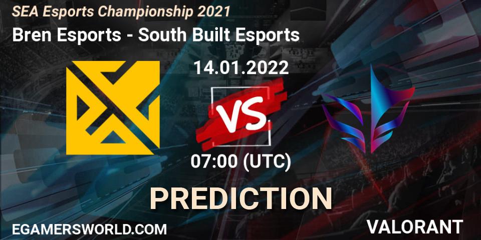 Bren Esports - South Built Esports: прогноз. 14.01.2022 at 08:30, VALORANT, SEA Esports Championship 2021