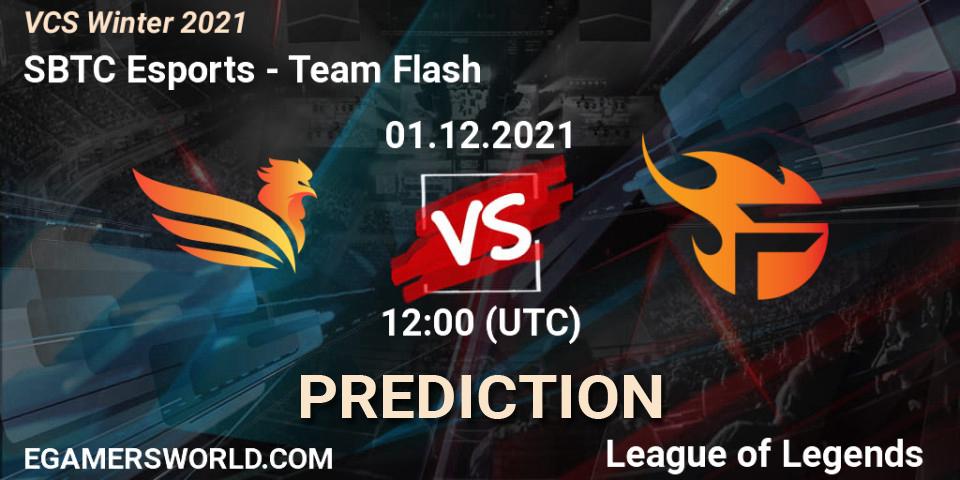 SBTC Esports - Team Flash: прогноз. 01.12.2021 at 12:00, LoL, VCS Winter 2021
