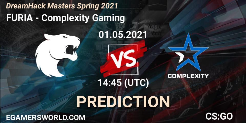 FURIA - Complexity Gaming: прогноз. 01.05.2021 at 14:45, Counter-Strike (CS2), DreamHack Masters Spring 2021