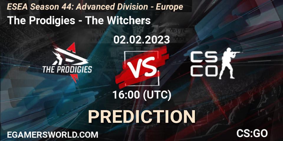 The Prodigies - The Witchers: прогноз. 02.02.23, CS2 (CS:GO), ESEA Season 44: Advanced Division - Europe