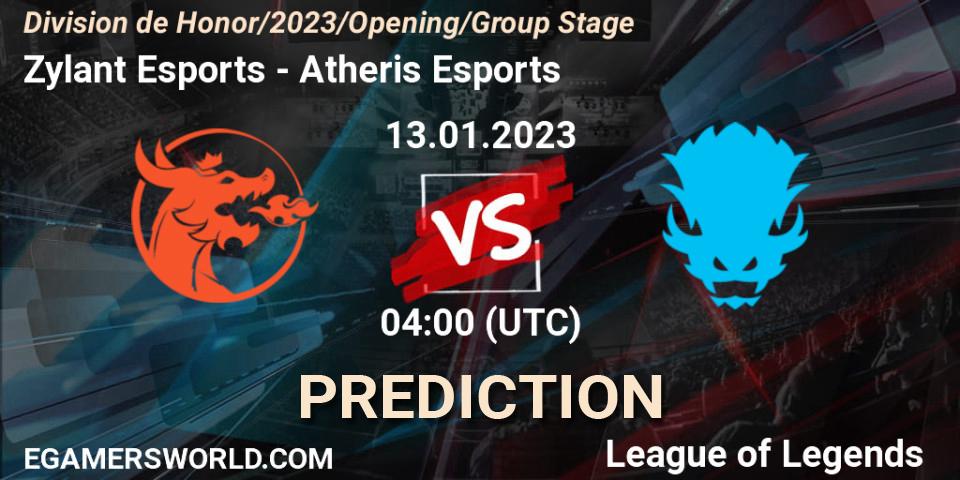 Zylant Esports - Atheris Esports: прогноз. 13.01.2023 at 04:00, LoL, División de Honor Opening 2023 - Group Stage